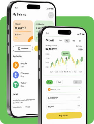 Futuristic Fondex trading platform interface with live market data
